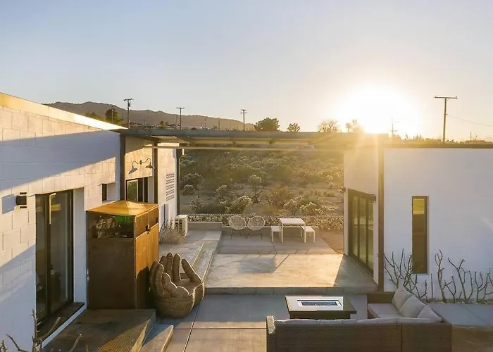 Neutra Home Joshua Tree Luxury Retreat Pool And Spa